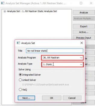 Fig. 11: Analysis setup.